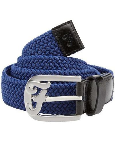 Farah Golf Webbing Belt - Blue