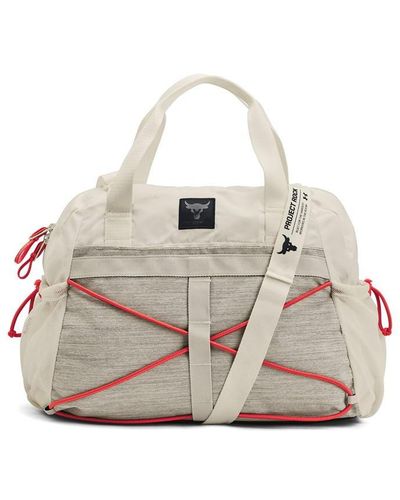 Under Armour Project Rock Gym Bag Sm - Natural