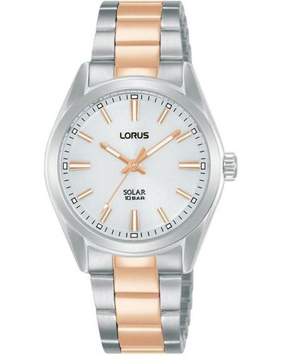 Lorus Ladies Solar Solar Powered Watch - Metallic