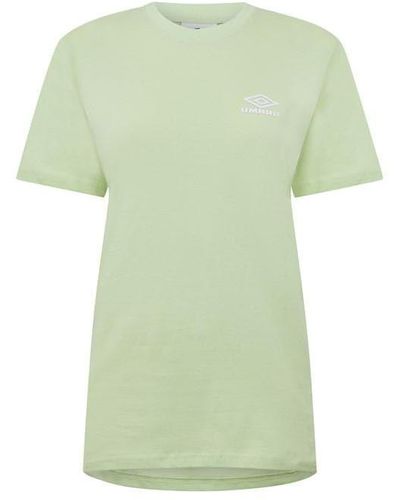 Umbro Denim Boyfriend T-shirt - Green