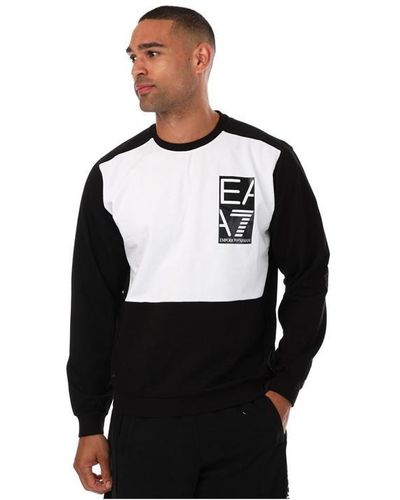 EA7 Colour Block Sweatshirt - Black