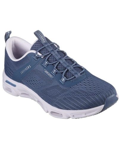 Skechers Engineered Mesh Bungee Slip-on W A Low-top Trainers - Blue