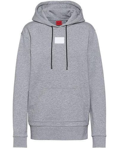 HUGO Dasweater2 Hood Ld99 - Grey