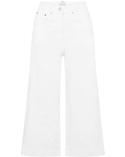 French Connection Comfort Recycled Culottes - White