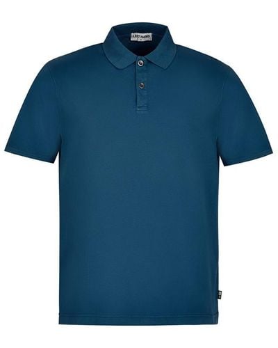 Left Hand Lfthnd Ss Polo Shirt Sn41 - Blue