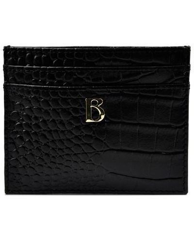 Biba Leather Card Holder - Black