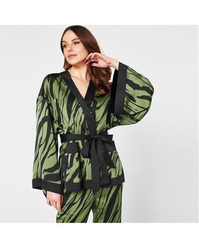 Biba X Tess Daly Tie Kimono - Green