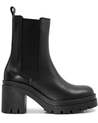 Dune Prized Chunky Chelsea Boots - Black