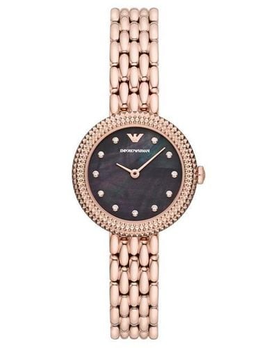 Emporio Armani Rosa Watch - Metallic