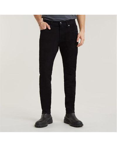 G-Star RAW Extra Slim Fit Jeans In Blue-black Stretch Denim