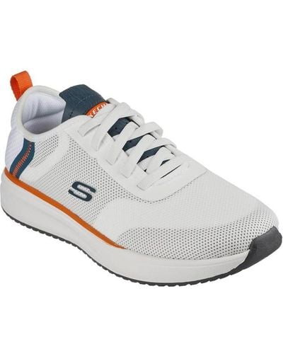 Skechers Low Profile Mesh Bungee Lace Slip O Low-top Trainers - White