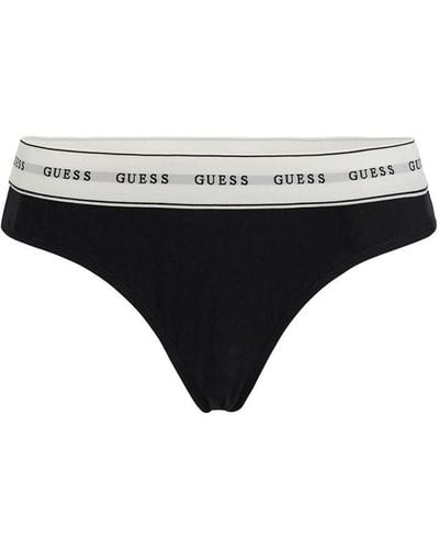Guess Carrie Thong Panty - Black