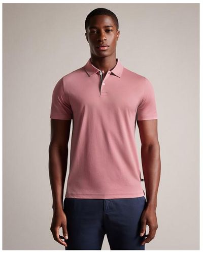 Ted Baker Ted Zeiterj Ss Polo Sn99 - Red