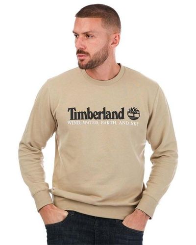 Timberland Core Logo Crew Sweat - Natural