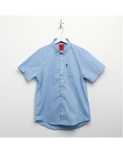 Luke 1977 Iron Bridge Short Sleeve Shirt - Blue