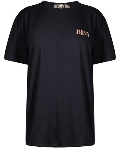 Biba Vintage Printed T-shirt - Black
