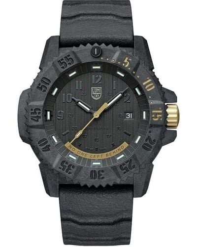 Luminox Carbon Seal 3800 Series Carbonox Watch - Black