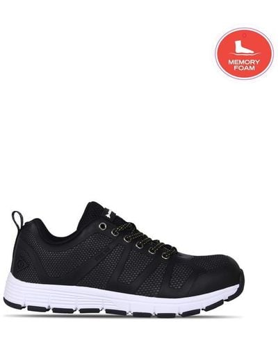 Dunlop Reno Memory Foam Safety Shoes - Black