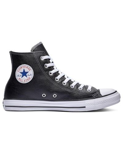 Converse all outlet star leather trainers