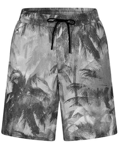 Emporio Armani Emporio Palm Shorts Sn42 - Grey
