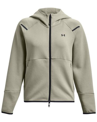 Under Armour S Unstoppabl Fleece Full Zip Top Green Xs