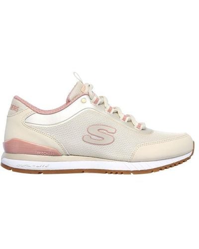 Skechers Duraleather And Hot Melt Lace - White