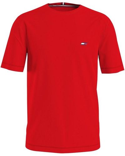 Tommy Sport Entry T Shirt - Red