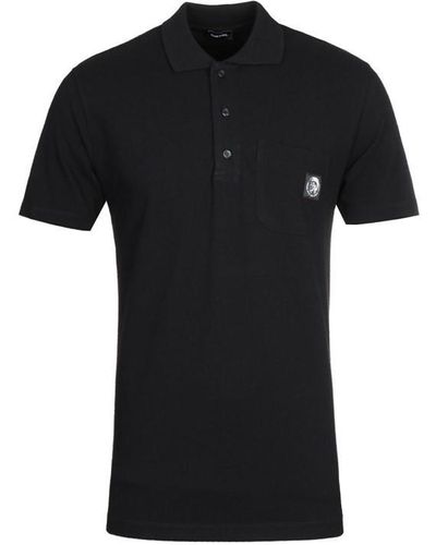 DIESEL Tworky Polo Shirt - Black