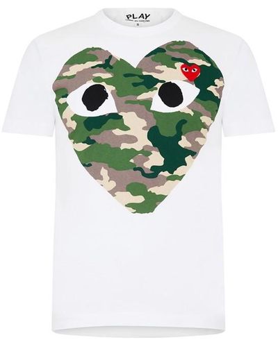 COMME DES GARÇONS PLAY Comme Camouflage T Sn99 - Green