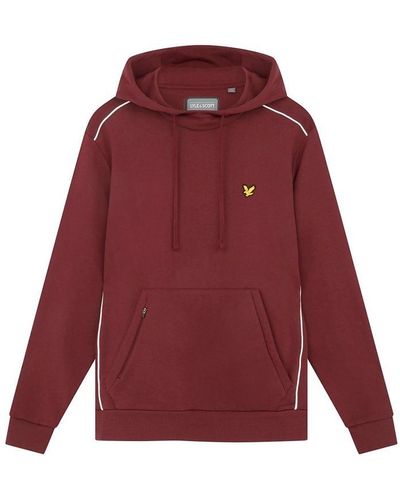 Lyle And Scott Sport Hoodie - Red