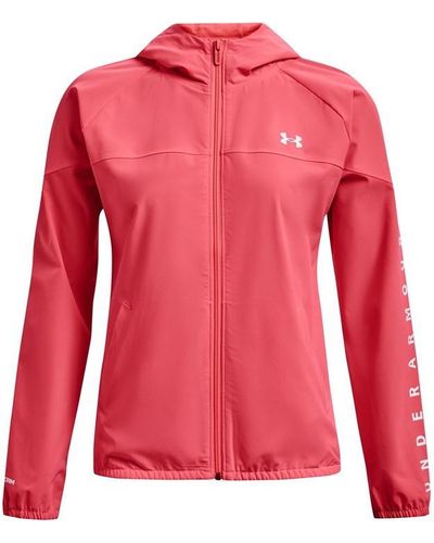 Under Armour S Hooded Jacket Pink S