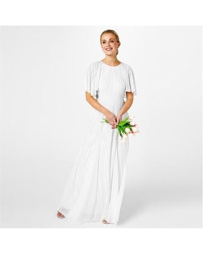 Biba Embellished Wedding Dress - White