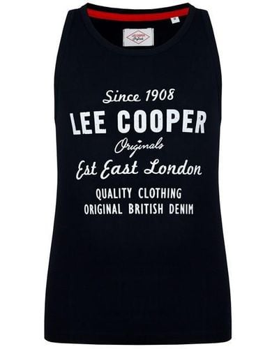 Lee Cooper Cooper Logo Vest - Black