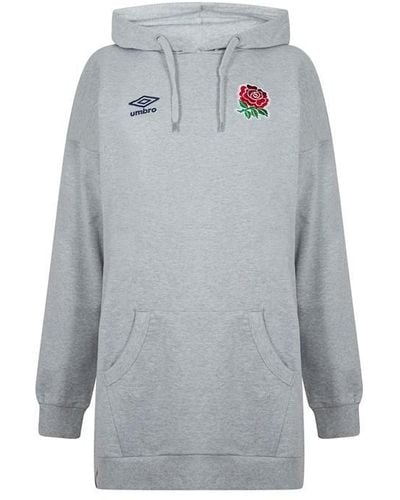 Umbro England Rugby Hoodie - Grey