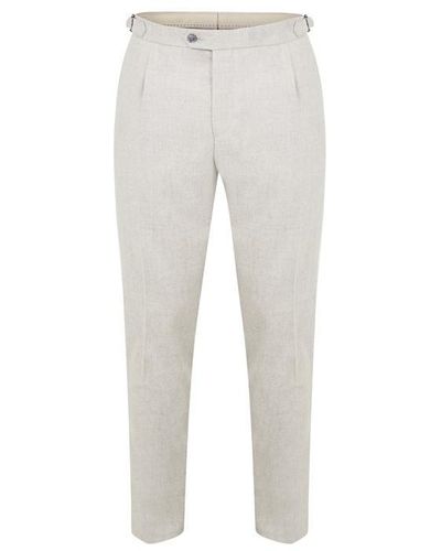 Oscar Jacobson Delon Side Adjuster Trousers - Grey