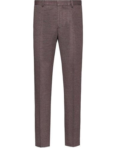 HUGO S Hayden Suit Trousers Open Pink 30w / 32l - Brown