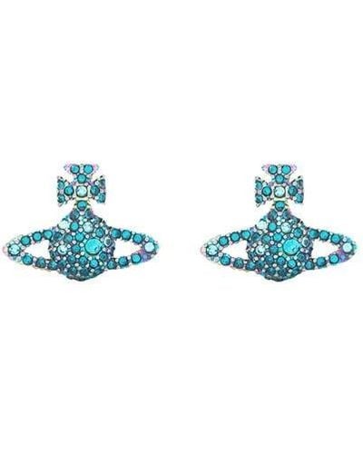 Vivienne Westwood Jewel Grace Stud Earrings - Blue