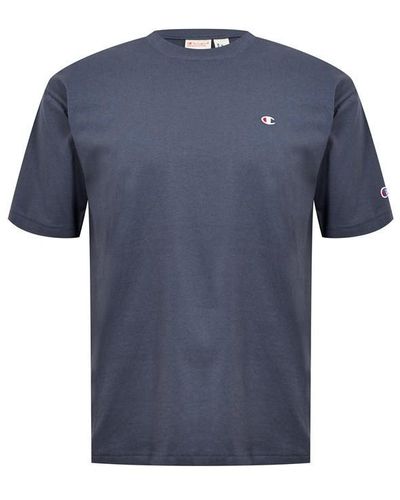Champion Reverse Weave Box Fit T-shirt - Blue