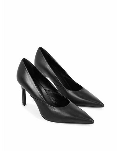 Calvin Klein Geometric Stiletto Heels - Black