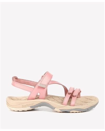 Barbour Kenmore Strappy Sports Sandals - Pink