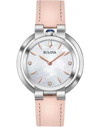 Bulova Steel Classic Analogue Quartz Watch - Metallic