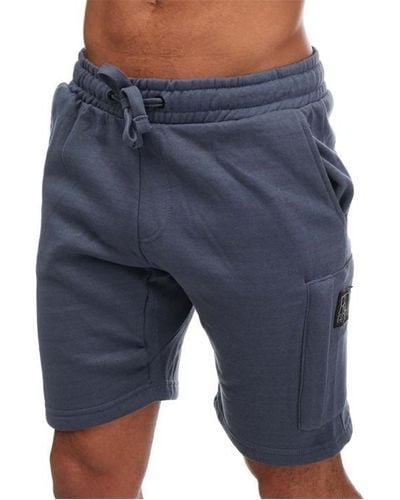Duck and Cover Milgate Pocket jogger Shorts - Blue