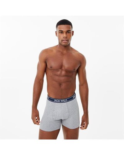 Jack Wills Multipack Boxers 3 Pack - White