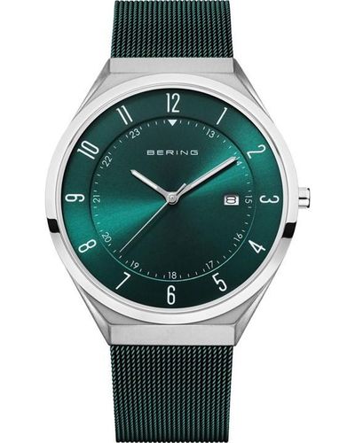 Bering Gents Ultra Slim Watch 18740-808 - Green