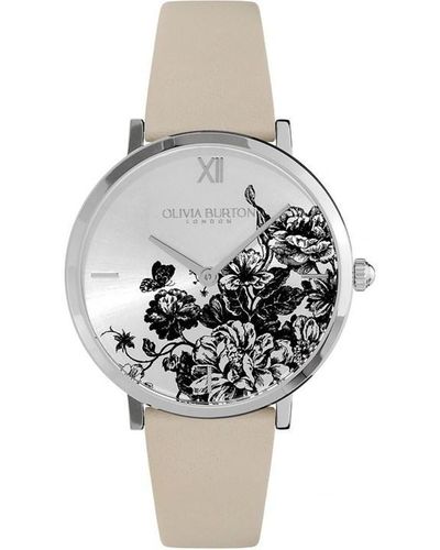 Olivia Burton Ladies Ob Floral Blooms Watch 24000113 - Metallic