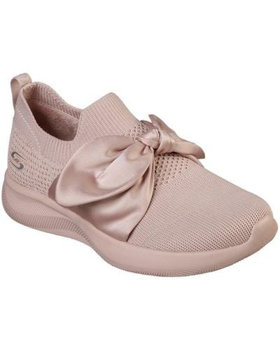 Skechers Bobs Squad 2-bow Beauty Low-top Trainers - Pink