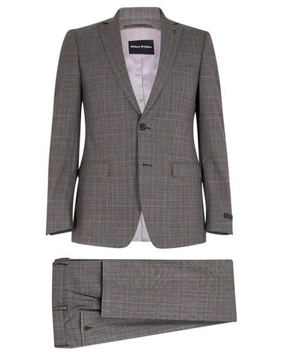 Without Prejudice Kilburn Check Suit - Grey