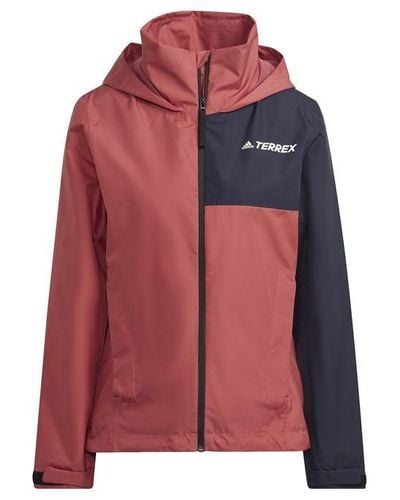 adidas Terrex Mt R.rdy Waterproof Jacket - Red