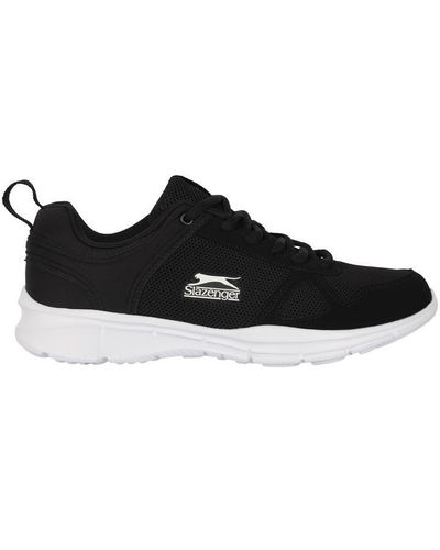 Slazenger 1881 Force Mesh Running Shoes - Black
