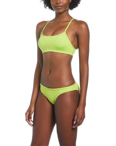Nike Essential Racerback Bikini Set - Green